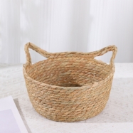 Cat\'s head straw storage basket