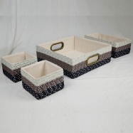 Metal handle pp basket